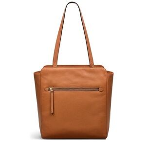 NWOT RADLEY LONDON GORDON ROAD MEDIUM ZIP UP TOTE - DARK BUTTER